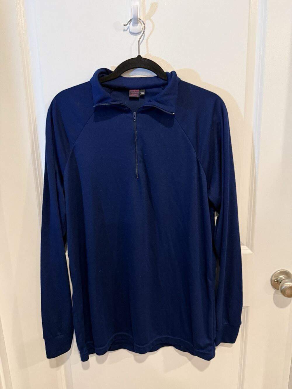 Vintage Patagonia 1/4 Zip Capilene Base Layer Sz XXL Long Sleeve Blue Men's USA